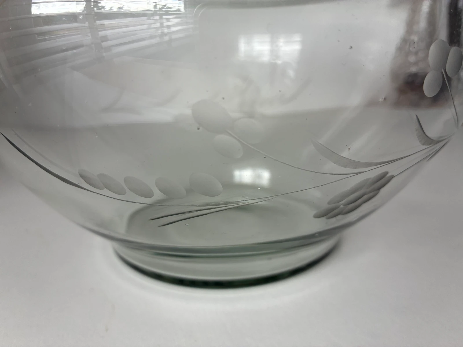Vintage glass candy jar with lid – photo 7